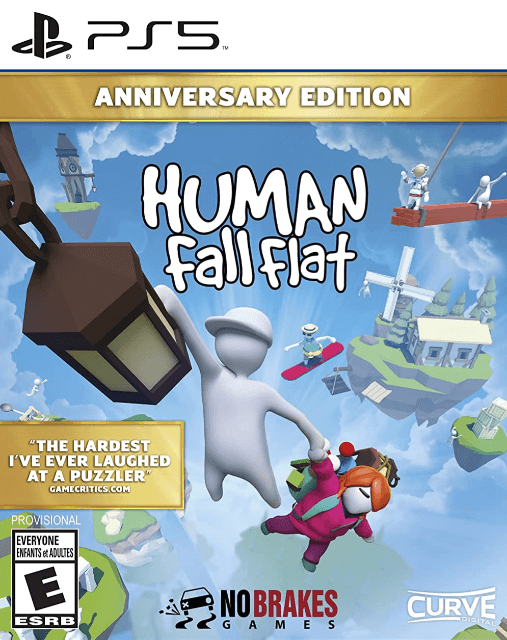 Human Fall Flat: Anniversary Edition box art for Playstation 5